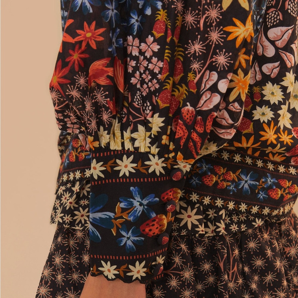 FARM RIO Jujus Garden Floral Blouse - Picture 3 of 11